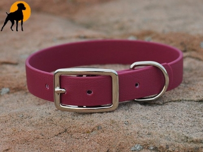Biothane BETA Halsband 35cm x 19mm, Brombeer