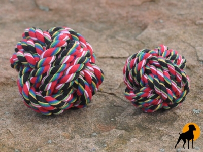 Speilball aus Baumwollseil, 8cm