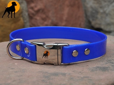 HWP Biothane Crystal HB 25mm mit Alu-Verschluß, Royalblau