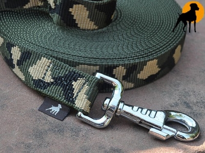 HWP Schleppleine Camo 25mm x 6m, mit Handschlaufe