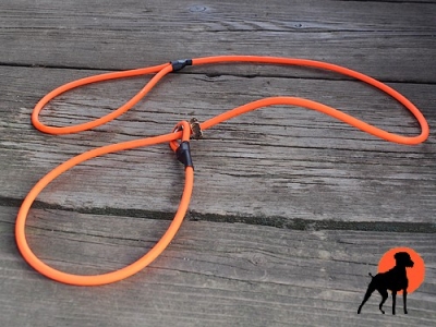 HWP Biothane Coated Rope Retrieverleine 130cm x 6mm, o.Stop
