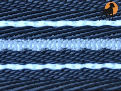 Halsband Nylon Muster AluMax, Schwarz Reflect