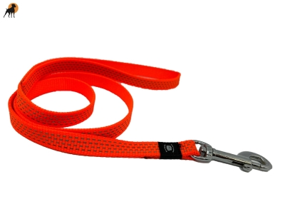 Karlie Art Sportiv Plus Reflex Hundeleine, 100 x 2,0cm, Signalgelb reflektierend