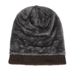Beanie Cap 55-62cm, Dunkelbraun