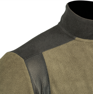 PSS X-treme Polar Fleeceshirt grün/schwarz, Größe M