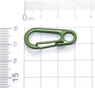 Mini-Karabiner, ca. 3 x 1,5cm, Pulverbeschichtet