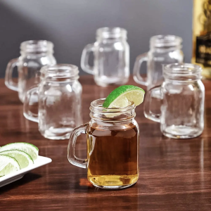Mini-Mason Jar Bügel-Shotglas, mit Deckel, 40ml