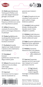 Preview: Trixie Einzeltonpfeife, Kunststoff, 6cm