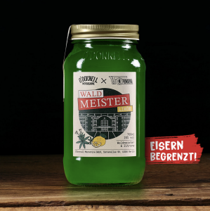O'Donnell Moonshine Likör Waldmeister (20% vol.), 700ml - Glas, OHNE Ausgießer