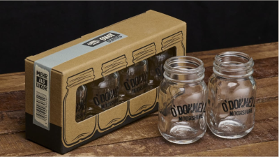 O'Donnell Shotgläser mit Logobranding 4 Stk. a´50ml