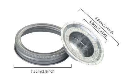 Teelicht-Deckeleinsatz für Moonshine-Gläser 70mm