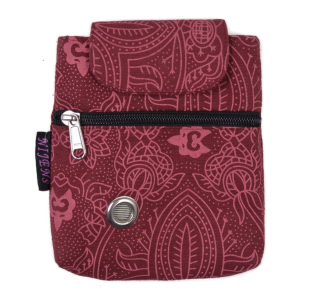 Nijens Baza 13 Leckerli-Tasche / Hundekotbeutelspender aus Canvas, rot