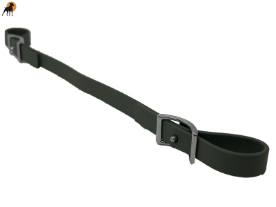 Preview: HWP Sattelriemen aus Biothane Beta, mit 2 Conway-Schnallen, 12mm x 30cm