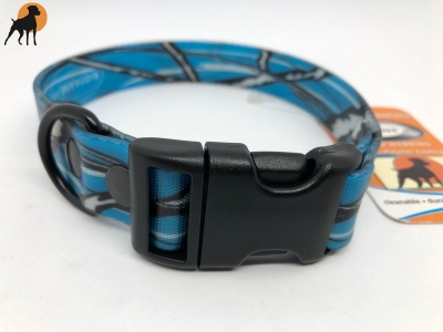 HWP Biothane Camo Beta Halsband FUN 25mm, mit PVC Verschluß