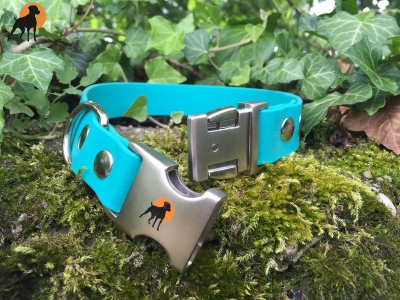 HWP Biothane Beta Maßhalsband 25mm mit Alu-Verschluß