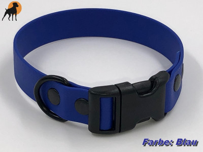 Preview: HWP Biothane Beta Maßhalsband FUN 25mm, mit Wienerlock PVC Verschluß