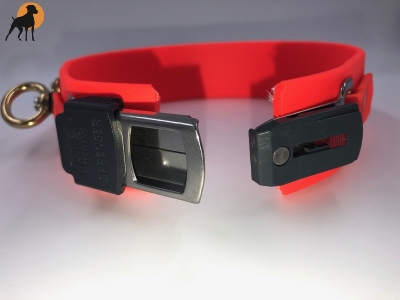 Preview: Biothane Beta Schweißhalsung PRO 30mm, Signalorange