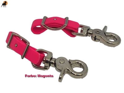 Biothane Beta Steigbügelhalter, Steigbügelaufhänger 12mm, mit Conwayschnalle VC