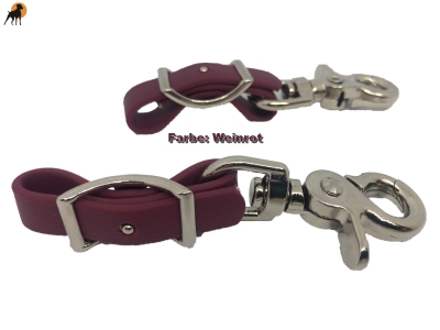 Preview: Biothane Beta Steigbügelhalter, Steigbügelaufhänger 12mm, mit Conwayschnalle VC