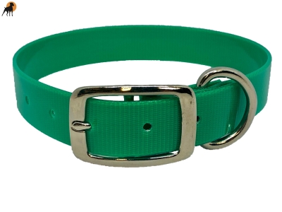 Biothane Gold Transculent Halsband Classic, Dornschnalle rund, Breite: 25mm