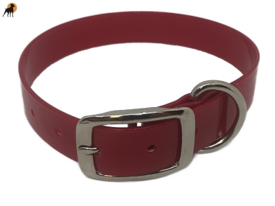 Biothane Gold Transculent Halsband Classic, Dornschnalle rund, Breite: 25mm