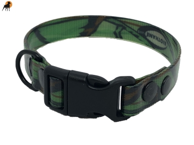 HWP Biothane Camo Maßhalsband FUN 19mm, mit Wienerlock PVC Verschluß