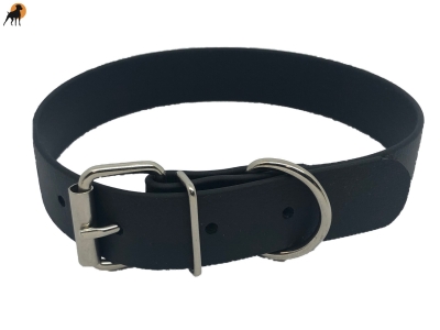 Biothane Beta Halsband Basic, mit Rollschnalle, Handmade, Breite: 25mm