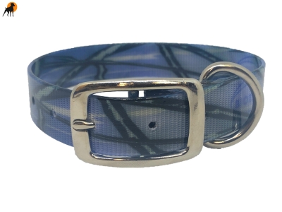 Biothane Camouflage Halsband Classic, mit Dornschnalle, Breite: 25mm