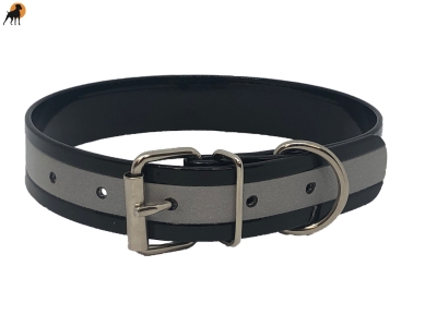 Biothane Reflect Warnhalsband Basic, Breite: 25mm
