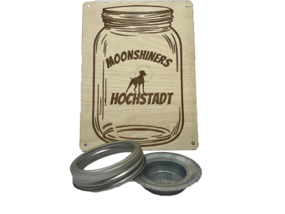 Preview: Teelicht-Deckeleinsatz 2-tlg., für Moonshine-Gläser 70mm