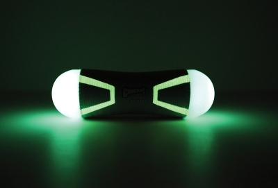 Chuckit! Tumble Bumper Max Glow, Größe M, 6,5 x 21,5cm, Grün