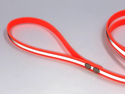 Preview: TPU Befreiungsleine Typ 1, 13mm x 120cm Gr.1, Signalorange Reflektierend, mit Handschlaufe