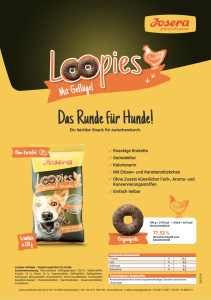 Josera Loopies mit Geflügel, 150g
