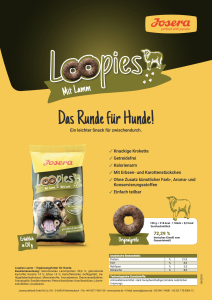 Josera Loopies mit Lamm, 150g