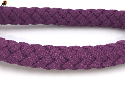 G2 Tauwerk Halsband Basic, rund geflochten, mit Zugstop, Burgund