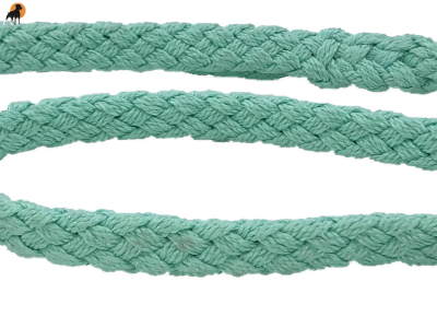 Tauwerk Agility & Retrieverleine G2 Classic 150cm, rund geflochten, Mintgrün