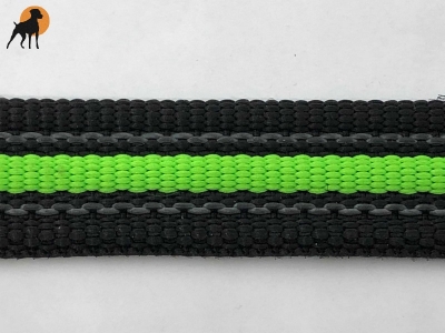 HWP Kurzführer Neon, gummiert 20mm x 25cm, mit Handschlaufe