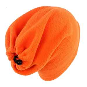 Fleece-Schlauchschal mit Kordelzug, gefüttert