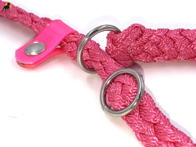 Tauwerk Agility & Retrieverleine G2 Classic 150cm, rund geflochten, Hot Pink