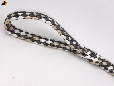 Tauwerk Agility & Retrieverleine G2 Classic 150cm, rund geflochten, Prosecco
