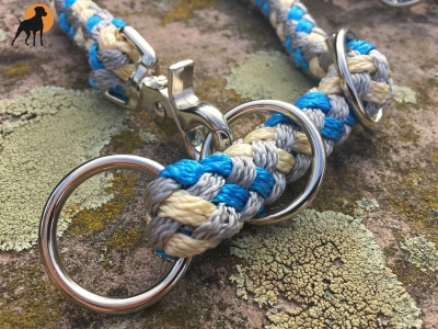 Tauwerk Halsband G2 Snap Sport 12mm, mit Schnellverschluß, Beschläge vernickelt