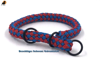 Preview: G2 Tauwerk Halsband Basic, rund geflochten, mit Zugstop, Barcelona