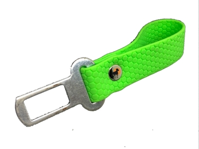 Gurtschloss Adapter mit Schlaufe aus gummiertem HEXA-Gurtband, 25mm