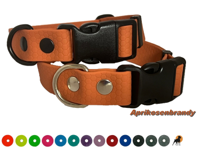 TPU Hexa Halsband FUN 25mm mit PVC-Verschluß, verstellbar