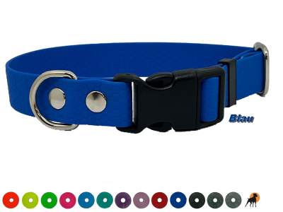 TPU Hexa Halsband FUN 25mm mit PVC-Verschluß, verstellbar