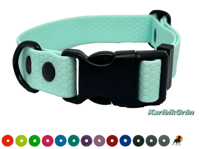 TPU Hexa Halsband FUN 25mm mit PVC-Verschluß, verstellbar