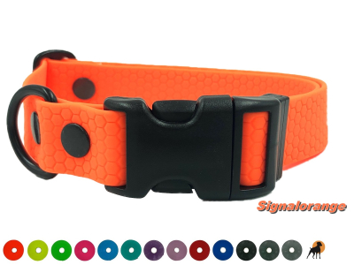 TPU Hexa Halsband FUN 25mm mit PVC-Verschluß, verstellbar