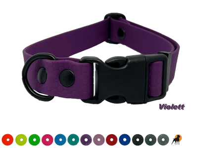 TPU Hexa Halsband FUN 25mm mit PVC-Verschluß, verstellbar