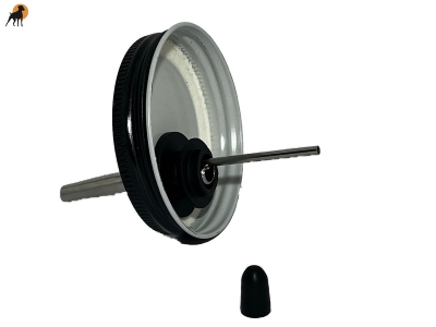 Moonshiners Hochstadt Glasaufsatz Ausgießer, Schwarz/Silber