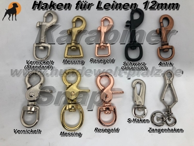 Biothane Beta Führleine 13mm mit Handschlaufe (Länge und Haken wählbar)
